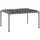 Outsunny Bioklimatische Pergola 4 x 3 m Grau