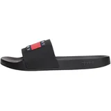 Tommy Hilfiger Pool Slide Essential Schwarz 42