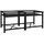 vidaXL Waschmaschinen-Podest 2 Stk. Schwarz 120 x 56 x 52 cm Stahl