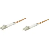 Intellinet Network Solutions Intellinet LWL Anschlusskabel 5.00m Orange [1x LC-Stecker - 1x LC-Stecker] 62,5/125 OM1