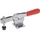 Ganter Normelemente Horizontilspanner Stahl 130 mm blau