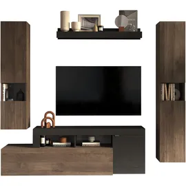 INOSIGN Wohnwand »Freedom« 4 Stk. tlg., braun