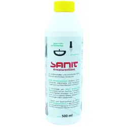 Sanit Armaturen-Glanz Reinigungsmittel gegen Kalk- und Rostbeläge für verchromte und beschichtete Armaturen, 500ml Flasche 3011