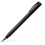Faber-Castell 147151 - Füller Ambition All Black, F, schwarz
