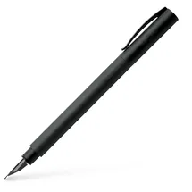 Faber-Castell 147151 - Füller Ambition All Black, F, schwarz
