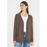 Cecil Cardigan mit Schlitz am Saum Braun S