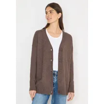 Cecil Cardigan mit Schlitz am Saum Braun S