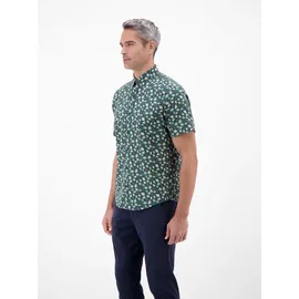 Lerros Floral Kurzarmhemd Grün L