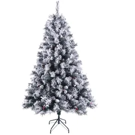 Svita Weihnachtsbaum künstlich Schnee 180 cm