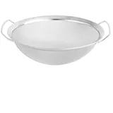 Filteilect Edelstahl-Mehlsieb mit Doppelgriff, Küchen-Abtropfkorb, Sieb zum Sieben von Mehl, Öl, Filterung von Lebensmitteln, mit Griffen (25,4 cm (25,5 cm)