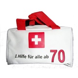 TASCHE 1. HILFE FÜR ALLE AB 70 GESCHENKARTIKEL 70. GEBURTSTAG DEKO ZUM BEFÜLLEN