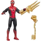 Marvel Spider-Man Marvel Actionfigur mit Mystery Web Gear Rüstung 15 cm Schwarz/Rot