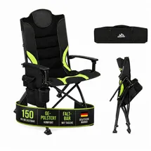 onbest Campingstuhl Gepolstert Grün