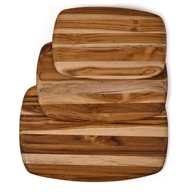Teakhaus ELEGANT Schneidebrett Teakholz 1 36 x 24 x 1,5 cm Braun