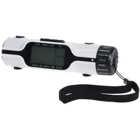 Weltuhr mit Wecker und Lampe 13cm schwarz Uhr Weltzeiten Taschenlampe Taschenuhr