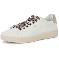TAMARIS Schnürer Damen Vegan sportlich weiß,EU 38