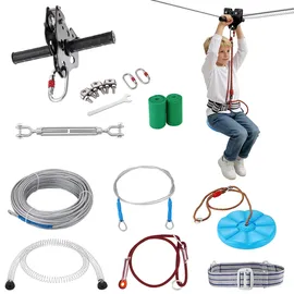 Vevor Zipline Seilrutsche 24,38 m