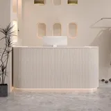 360Home Salon Empfangstisch Theke Tresen Kasse Laden Beige