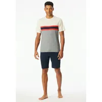 SCHIESSER Pyjama Casual Nightwear Pyjamaset, hellrot_182607, 56