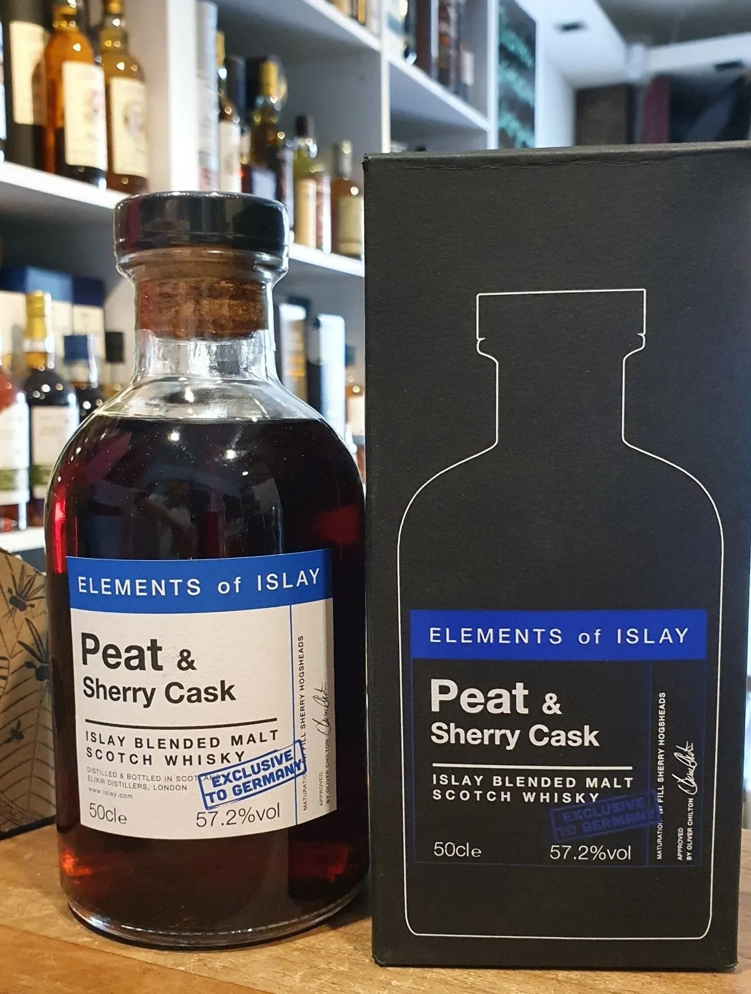 Elements of islay Peat & sherry 2 Islay blend scotch whisky 0,5l 57,2 % vol.