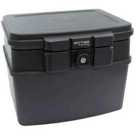 Rottner Tresor Rottner Feuerschutzkassette FIRE DATA BOX 3 schwarz,
