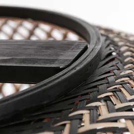 Steinhauer Bogenleuchte 210 cm Holz Gitter schwarz
