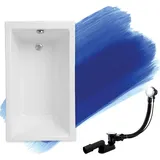 Badland CAPRI Rechteckbadewanne 100 x 70 cm (UBA147ARA2V-01)