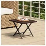 vidaXL Klapptisch 48,5 x 37,3 x 32 cm Braun