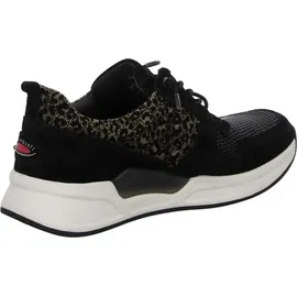 Gabor Komfort Schnürschuhe Schwarz Damen 38