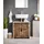 VCM Waschbeckenunterschrank Flonali 60 x 60 cm Weiß/Eichefarben