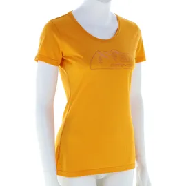 Ortovox 150 Cool Vintage Badge Damen T-Shirt-Orange-S