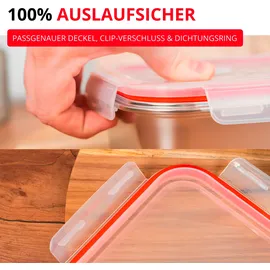 Westmark Edelstahl Lunch Box Frischhaltedose, 1300 ml