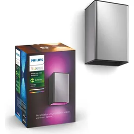 Philips Resonate Outdoor Wandleuchte silber
