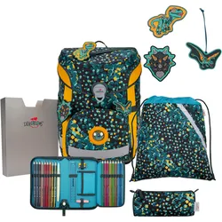 DerDieDas Schulranzen-Set Ergoflex Easy Dino Time
