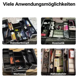 Wiltec Alu Transportkoffer mit 2 Schlüsseln schwarz
