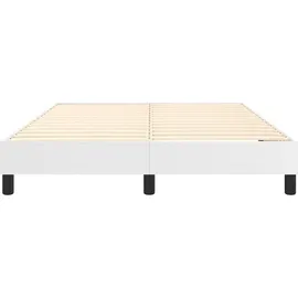 vidaXL Boxspringbett 140 x 200 cm Weiß