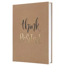 SIGEL Notizbuch JOLIE Pure Positivity A5 liniert, braun/schwarz/gold Hardcover 192 Seiten