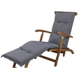 Auflage Deckchair Florence 50089-51 grau meliert 190x49x6 cm KETTtex