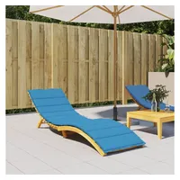 VidaXL Sonnenliegen-Auflage Blau 200x50x3 cm Oxford-Gewebe