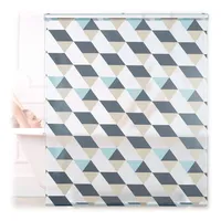 Relaxdays Duschrollo 140 x 240 cm grau
