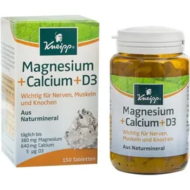 Kneipp Magnesium + Calcium + D3 Tabletten 150 St.
