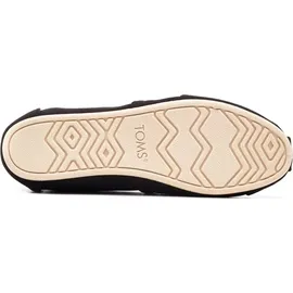 TOMS Alpargata Herren Slipper, Schwarz Weiß, 44.5 EU