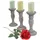 MCW Kerzenständer H361 Set Shabby-Look Vintage grau