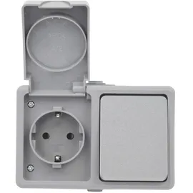 McPower Kombi-Dose 250V IP44 grau/schwarz