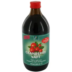 Cranberry Saft 100% Frucht