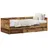 vidaXL Tagesbett mit Kopfteil 90 x 200 cm braun