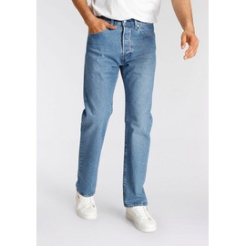Levis Levi's® Straight-Jeans »501 LEVI'S ORIGINAL«, mit Markenlabel, blau