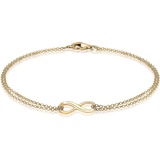 Elli Infinity Symbol Love Unendlich 925 Sterling Silber Armbänder & Armreife Damen