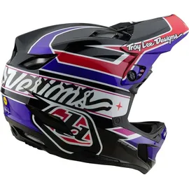 Troy Lee Designs D4 Polyacrylite MIPS Helm, Linear, black, XL | 60-61cm