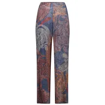 Betty Barclay Marlene-Hose weit lang Blau/Rot 38